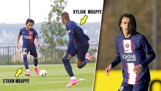 16-Year-old Ethan Mbappé PSG Debut 202324