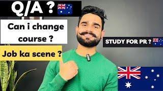QA  Related to Job scenario and Study in Australia  2023 Edition