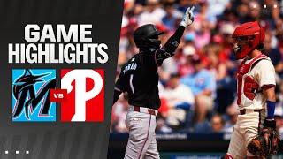 Marlins vs. Phillies Game Highlights 62924  MLB Highlights