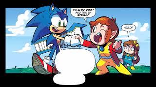 080   Sonic Universe #78 Mini Comic Drama   Rock Paper Scissors