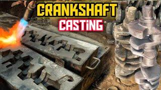 How Crankshaft Casting Process Are Done  Complete Casting Process of Crankshafts Inside Foundry