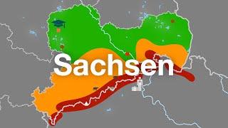 Sachsen - Freistaat in Karten