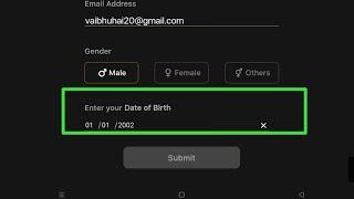 Enter Your Date Of Birth Sony Liv App  How To Open Sony Liv App Date Of Birth