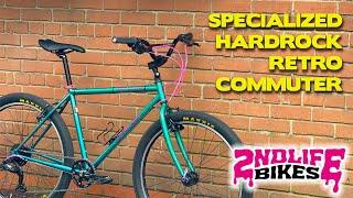 Building A Specialized Hardrock Commuter -  restored mod retro bike build vintage MTB restoration