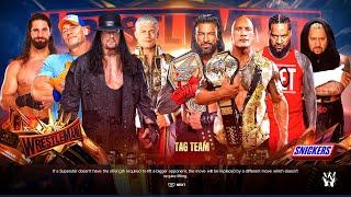 Team UNDERTAKER vs. Team FINAL BOSS  4v4 Tag Team Elimination Match  WWE 2K24