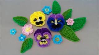 DIY How to crochet pansy