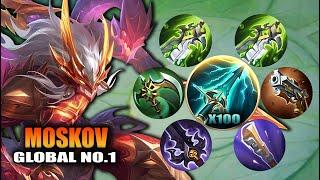 TOP GLOBAL MOSKOV PURE DAMAGE BUILD NO ONE WANTS TO MESS WITH THIS ONE HIT DELETE BUILD