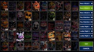 Five Nights at Freddy’s Ultimate Custom Night Bears Attack Modes