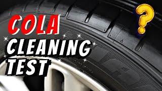 Detailing Your Tyre  Tire Side Walls with Cola - Hack Try Out