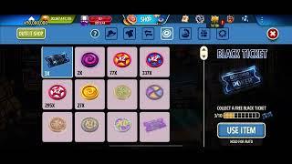 GOP3 - Black spin  Ticket  Sapphire ticket opening