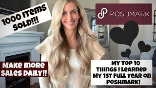 How to Increase Poshmark Sales for Beginners * Selling Tips & What I learned after 1000 Sales