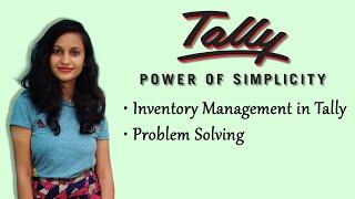 Inventory Management in Tally