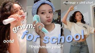 grwm SCHOOL MORNING ROUTINE9th grade