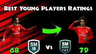 BEST YOUNG PLAYERS RATINGS SM19 VS SM20