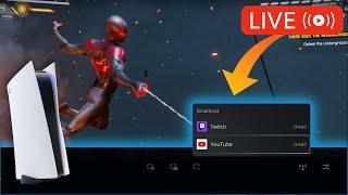 How to Stream on PS5 Broadcast Twitch and YouTube on PlayStation 5  SCG