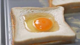 Praktis Membuat Sarapan Dari Roti Tawar Dan Telur - Resep Cheese Egg Toast