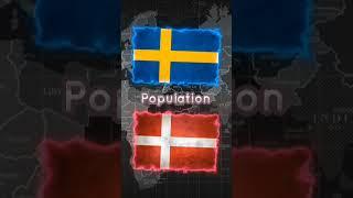 Sweden vs Denmark #shorts #edit #flag #geography #land #Nordic #Countries #Trending