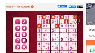 Killing time Greater-than sudoku