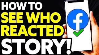 How To See Who Reacted To Your Story on Facebook EASY