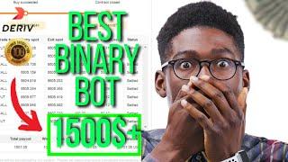 THE BEST BINARY TRADING BOT 2023  BEST BINARY BOT  DERIV BOT  NO LOSS HINDI RICH