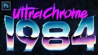 How to Create Super Rad 80s Chrome in Photoshop