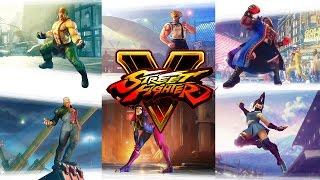 Street Fighter V - All Season 1 DLC Character Reveal Trailers