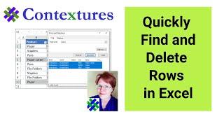 Quickly Find and Delete Rows in Excel