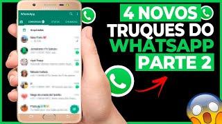 SAIU 4 Novos Truques do Whatsapp que Você Tem que Conhecer  2024