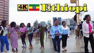 ፒያሳ ሌላ ታሪክ ላይ ናትየከተማዋ ትልቅ መዝናኛ የሆነችው ፒያሳችን Addis Ababa Walking Tour  4K Tourist attractiveness