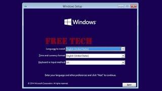 How To Bypass Pre Installed BIOS OEM Key and clean Install Windows 88.110 Pro without key