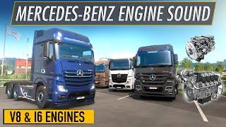 ETS2 1.37 Mercedes-Benz Trucks Engine Sound FMOD Actros MP3 Actros MP4 OM Engines