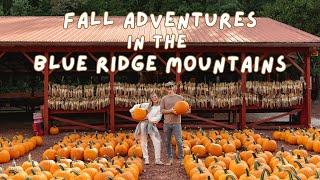 BLUE RIDGE MOUNTAINS  Cabin Stay Burt’s Pumpkin Farm BJ Reece Apple Orchard & The Drive-In