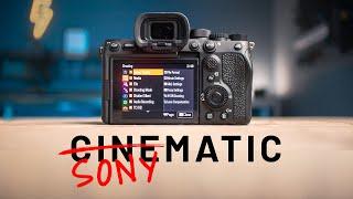 Best SONY Camera SETTINGS for Cinematic Video  A7IV  A7III  FX3  A7S III