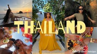 PHUKET VLOG  LUXURY VILLA + FLOATING BEACH CLUB + ELEPHANTS + ISLAND HOPPING + THAI CUISINE & MORE