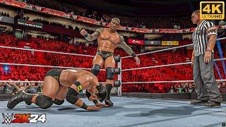 WWE 2K24 - Randy Orton vs. Wade Barrett - John Cena Special Guest Referee Match  PC 4K60