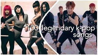100 LEGENDARY K-POP SONGS + SPOTIFY PLAYLIST
