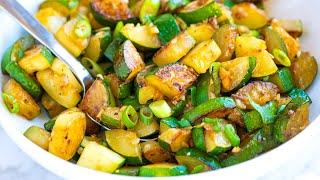 Quick Easy Sauteed Zucchini Recipe