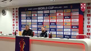 Shaun Wane Post Match Press Conference  RLWC2021 Semi-Final