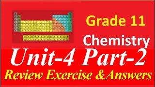 #chemistry #grade11 #chapter4 #part2 #review #exercise #newcurriculum #ethiopian #education#freshman