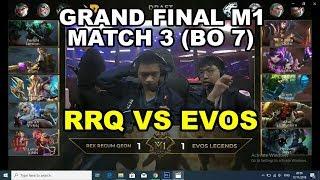 GRANDFINAL EVOS VS RRQ MATCH 3 EL CLASICO M1 MLBB World Championship