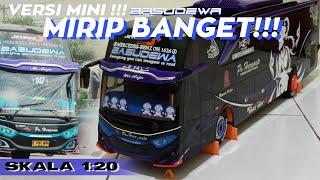 MIRIP BANGET  Miniatur bus Haryanto Basudewa skala 120