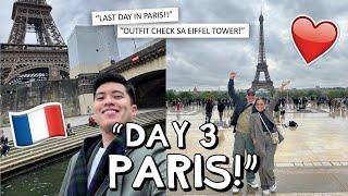 PARIS DAY 3  OUTFIT CHECK SA EIFFEL TOWER  LAST DAY IN PARIS   Kimpoy Feliciano