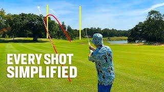 I Simplified Every Shot in Golf For You - Tee Approach Chip Putt bunkers