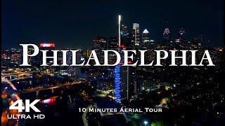 PHILADELPHIA 2023  Drone Aerial 4K Pennsylvania  USA United States of America
