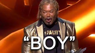 Christopher Judge Kratos says Boi in his speech