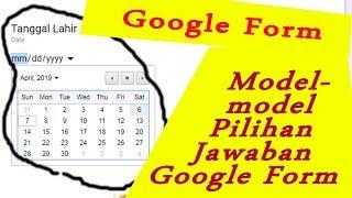 Model Pilihan Jawaban Dalam Google Form Mudah