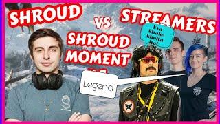 SHROUD kills PRO STREAMERS  Streamers vs Streamers  Shroud Moment #1