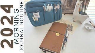 2024 Morning Traveler’s Company Notebook Setup & Planner Delfonics Pouch