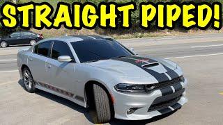 We Straight Piped a 2021 Dodge Charger RT 5.7L HEMI