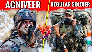 Difference Between Agniveer and Regular Soldier in Indian Army